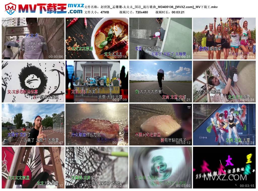 赵世凯_孟珊珊-太太太_国语_流行歌曲_MD405136